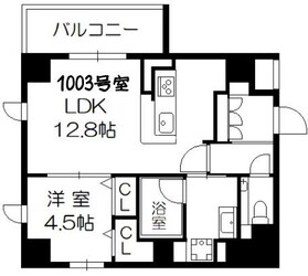 阿波座駅 徒歩7分 8階の物件間取画像